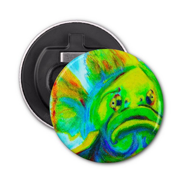 ABREBOTELLAS ABIERTO DEL FRASCO DE GRUPO GOLIATH (Anverso)