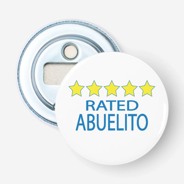 Abrebotellas Abuelito de cinco estrellas (Anverso)