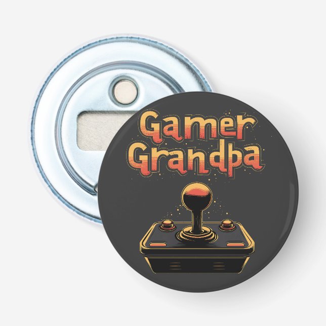 Abrebotellas Abuelo Gamer (Anverso)