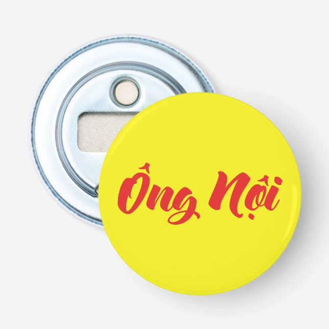 Abrebotellas Abuelo vietnamita (paternal) - Ông Noi (Anverso)