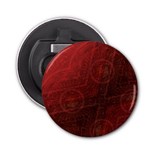 Abrebotellas Aceptación | Medallones de Meditación Roja (Anverso)