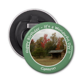 Abrebotellas Adirondack Lean-to en artículos de la fiesta de cu