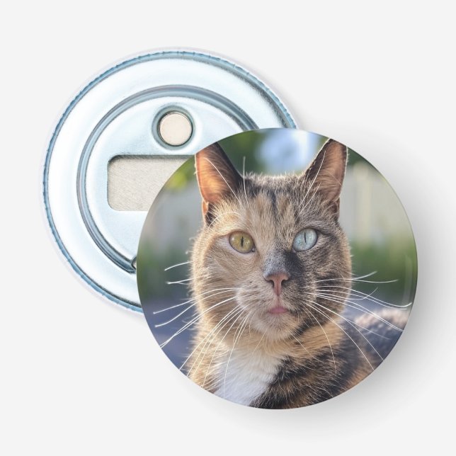 Abrebotellas Agregar foto de gato personalizar (Anverso)