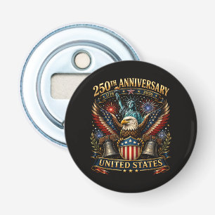 Abrebotellas Águila Patriótica del 250 Aniversario de Estados U