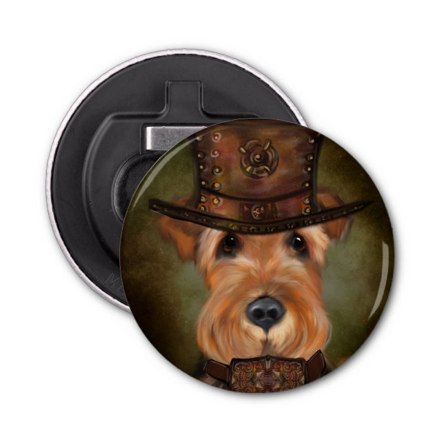 ABREBOTELLAS AIREDALE TERRIER (Anverso)