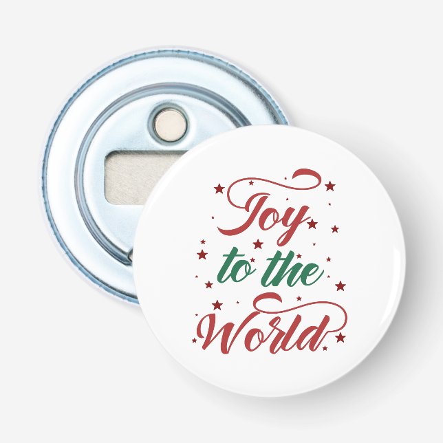 Abrebotellas alegría para el mundo (Anverso)