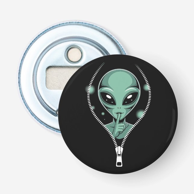 Abrebotellas Alien Peeping (Anverso)