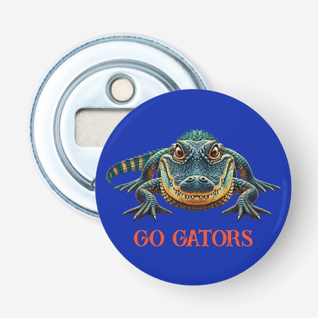 Abrebotellas Alligator - Go Gators (Anverso)