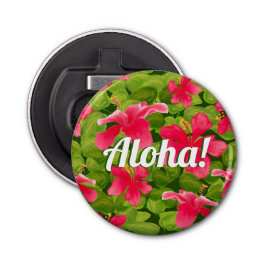 Abrebotellas ¡Aloha! Hibiscus hawaiano