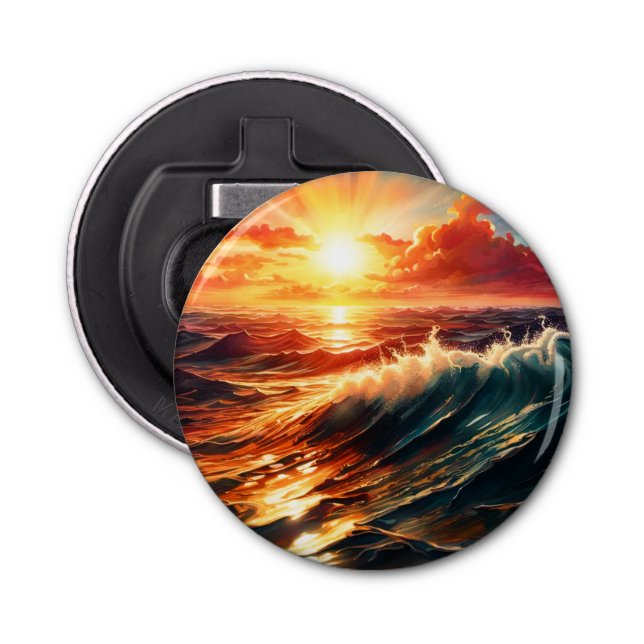 Abrebotellas Amanecer tropical (Anverso)