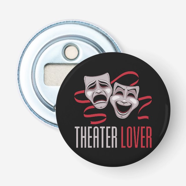 Abrebotellas Amante del Teatro de Comedia y Tragedia (Anverso)