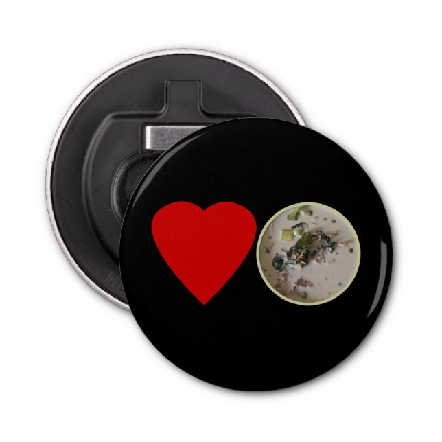 Abrebotellas Amar el curry verde tailandés... Comida callejera  (Anverso)