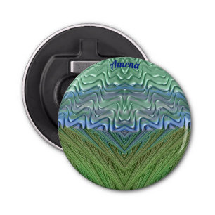 Abrebotellas AMENA ~ Sombras inusuales+Verde+Azul 3D fractal ~