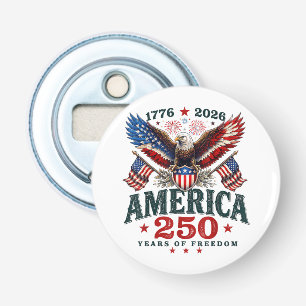 Abrebotellas Americano 250 Aniversario USA Patriótico 4 de Juli