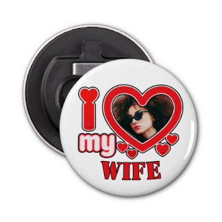 Abrebotellas Amo A Mi Esposa Personalizada