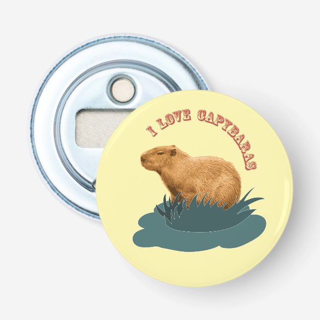 Abrebotellas Amo Capybaras (Anverso)