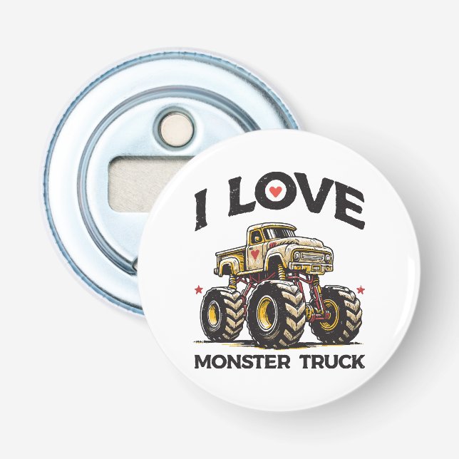 Abrebotellas Amo Monster Truck (Anverso)