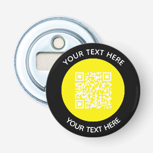 Abrebotellas Añadir su propio código QR redondo Exploración mín