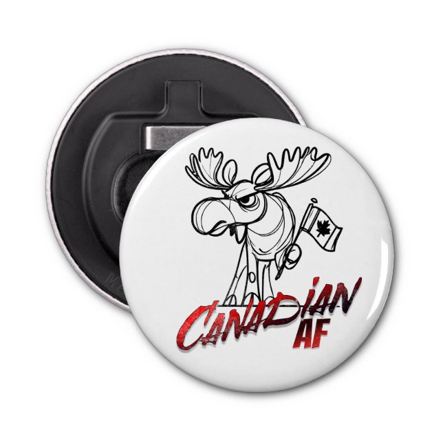 Abrebotellas Angry Moose Canadian AF (Anverso)