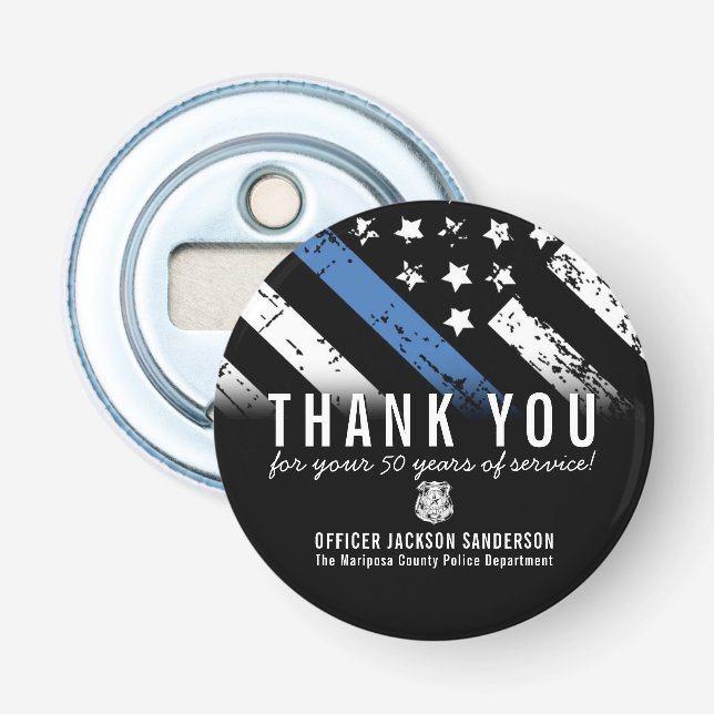 Abrebotellas Aniversario de la Jubilación de la Policía Emplead (Anverso)