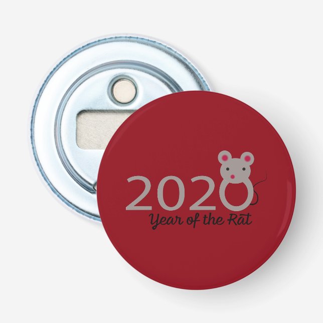 Abrebotellas Año de la Rata 2020 (Anverso)