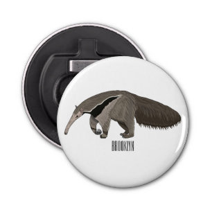 Abrebotellas Anteater personalizado ilustracion