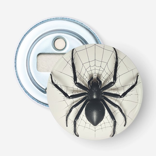 Abrebotellas Apertura de araña negra (Anverso)