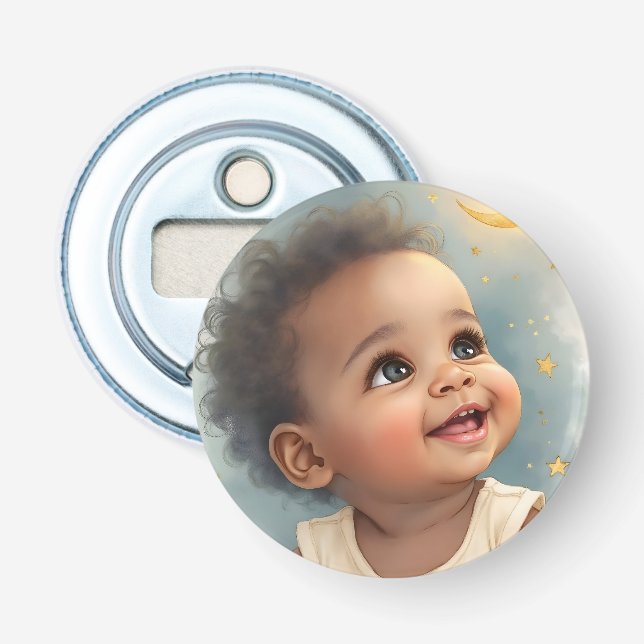 Abrebotellas Apertura de botellas Baby Shower de una estrella p (Anverso)