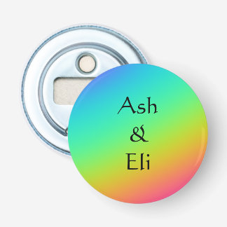 Abrebotellas Apertura de botellas Boda de gradiente arcoiris br