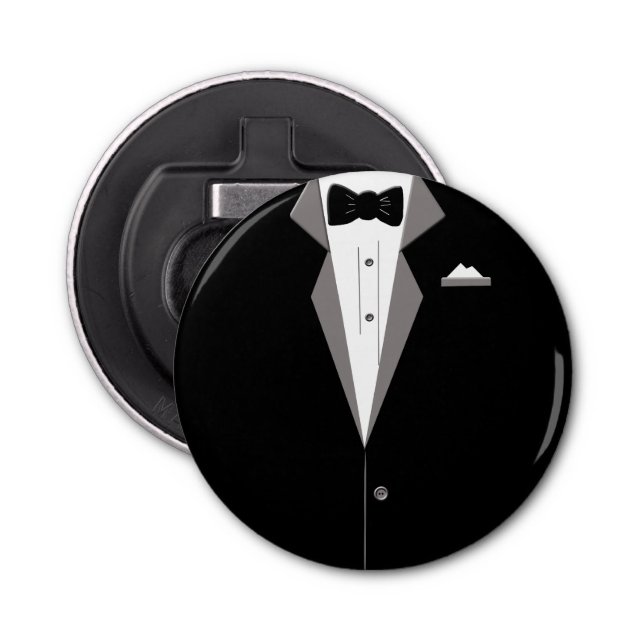 Abrebotellas Apertura de botellas de arte de Tuxedo (Anverso)