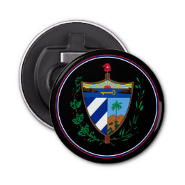 Abrebotellas Apertura de botellas de bandera cubana, Emblem cub