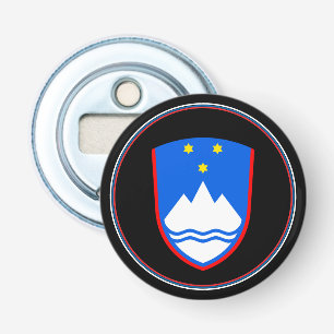 Abrebotellas Apertura de botellas de bandera eslovena, emblema