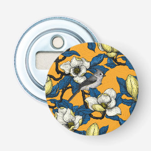 Abrebotellas Apertura de botellas de pájaro de ratón y magnolia