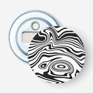 Abrebotellas Apertura de botellas de rayas blancas negras Elegi