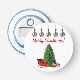 Abrebotellas Apertura de botellas navideñas de Feliz