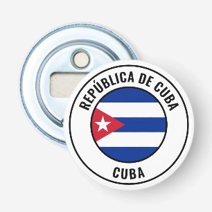 Abrebotellas Apertura de botellas patrióticas con bandera cuban