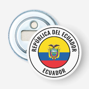 Abrebotellas Apertura de botellas patrióticas de bandera de Ecu