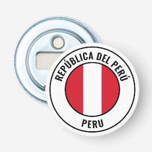 Abrebotellas Apertura de botellas patrióticas de bandera de Per