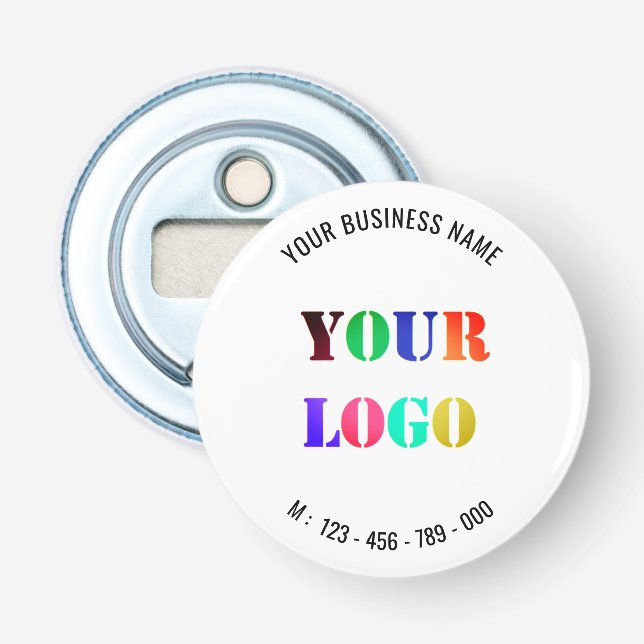 Abrebotellas Apertura de botellas promocionales con logotipo de (Anverso)