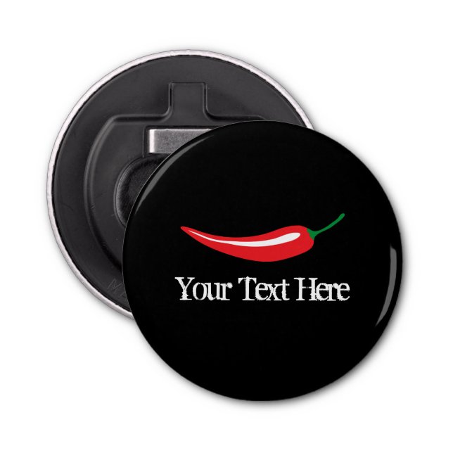 Abrebotellas Apertura de botellas redondas de pimiento picante  (Anverso)