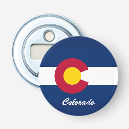 Abrebotellas Apertura de botellas Refrigerator Magnet Colorado