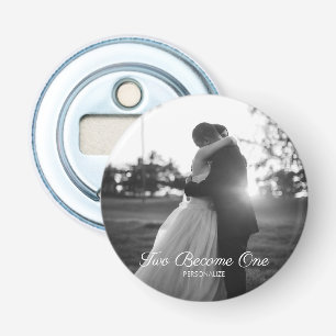 Abrebotellas Apertura de frascos de Boda de texto de personaliz