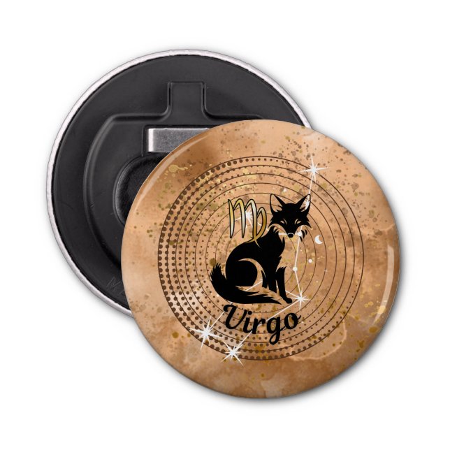 Abrebotellas Apertura de frascos de Zodiac Virgo (Anverso)