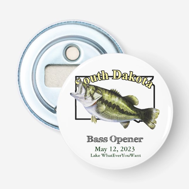 Abrebotellas Apertura de personalizado Lake/Date Dakota del Sur (Anverso)