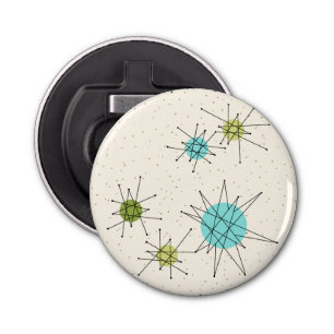 Abrebotellas Apertura del botón Icónico de arranque atómico