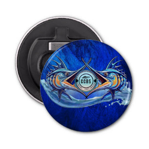 Abrebotellas Apertura del botón Twin Marlin