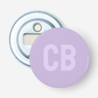 Apertura del frasco de botón violeta suave de colo