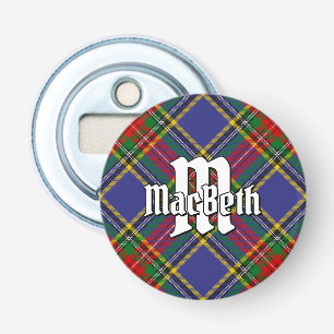 Abrebotellas Apertura del frasco de Clan MacBeth Tartan