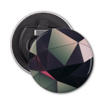 Apertura moderna de frascos de polígonos multicolo