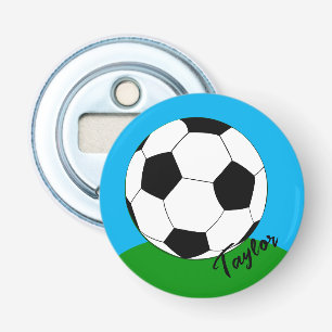 Abrebotellas Apertura para aficionados al fútbol Monogramado/fi